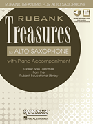 Rubank Treasures for Alto Saxophone w/Online Audio Access