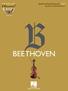 Beethoven 2 Romances Op 40 in G Maj & Op 50 in F Maj - Violin w/CD