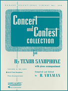 Concert & Contest Collection Tenor Sax Pno Accomp