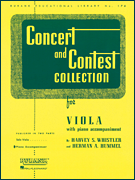Concert & Contest Viola Piano Accomp