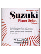 Suzuki Piano Vol 3 CD