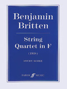 Britten String Quartet in F - Mini Score