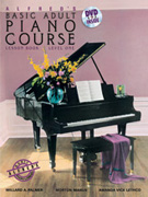 Alfred's Basic Adult Piano Course - Lesson Bk 1 w/DVD
