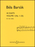 Bartok 44 Violin Duets Vol 1