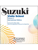 Suzuki Violin School Bk 2 - CD