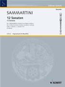 Sammartini 12 Recorder Sonatas Vol 2