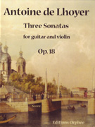 Lhoyer 3 Sonatas Op. 18 - Guitar & Violin Score