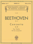 Beethoven Concerto in D Maj Op 61 - Violin & Piano