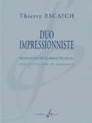 Escaich Duo Impressionniste for Flute and Bb Clarinet