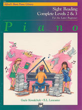 Alfred's Basic Piano Library - Sight Reading Complete Lvl 2-3