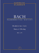 JS Bach A Musical Offering BWV 1079 - Score & Parts