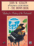 Schaum Piano Course Bk F (The Brown Book)