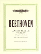 Beethoven Ode to Joy 9th Symphony - SATB Vocal Score