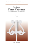 Beethoven Three Cadenzas from the Violin Concerto Op 61