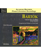 Bartok Selected Works for Piano CD