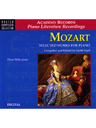 Mozart Selected Works for Piano CD