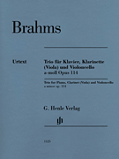 Brahms Trio in A min Op 114 - Piano, Clarinet & Cello