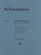 Schumann Dichterliebe (Poet's Love) Op 48 - Low Voice