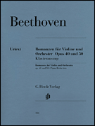 Beethoven Romances Op 40 & 50 - Violin & Piano