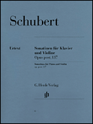 Schubert 3 Sonatinas Op. 137 - Violin & Piano