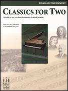 Classics for Two - Piano Accompaniment