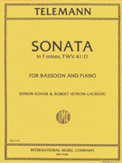 Telemann Sonata in F min TWV 41:f1 - Bassoon & Piano
