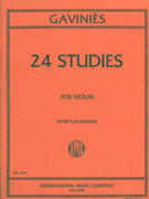 Gavinies 24 Studies for Violin
