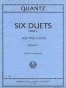 Quantz 6 Duets for Flute Op 2 Vol 1