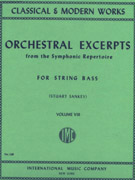 Orchestral Excerpts for String Bass Vol 8
