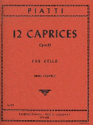 Piatti 12 Caprices Op. 25 - Cello