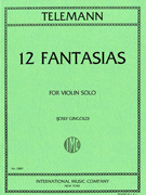 Telemann 12 Fantasias - Solo Violin