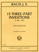 Bach 15 3-Part Inventions S.787-801