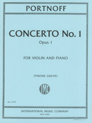 Portnoff Concerto #1 Op. 1 - Violin & Piano
