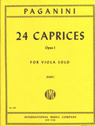 Paganini 24 Caprices Op 1 - Viola