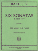Bach 6 Sonatas Vol 1 S.1014-1019 - Violin & Piano