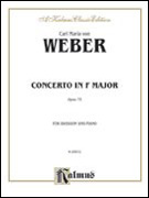 Weber Concerto Op 75 - Bassoon & Piano