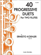 Koehler 40 Progressive Duets for Two Flutes Op.55