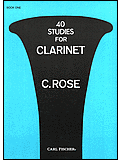 Rose 40 Studies for Clarinet Bk 1