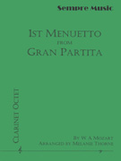 Mozart 1st Menuetto from Gran Partita - Clarinet Octet