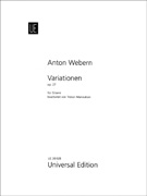 Webern Variations Op. 27 - Solo Guitar