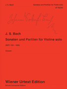 JS Bach Sonatas & Partitas for Violin Solo BWV 1001-1006