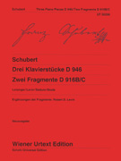 Schubert 3 Piano Pieces D.946 & 2 Fragments D916B/C