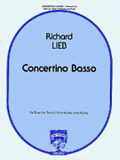 Lieb Concertino Basso - Bass Trombone & Piano