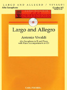 Vivaldi Largo & Allegro - Alto Saxophone & Piano w/CD