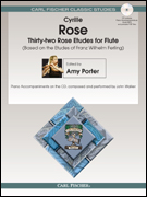 32 Rose Etudes for Flute w/CD