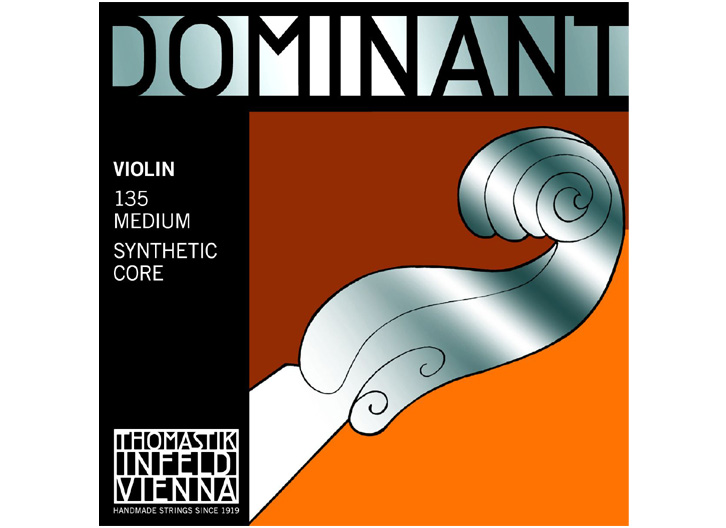 Thomastik Dominant 4/4 Violin String Set - Wound, Ball E