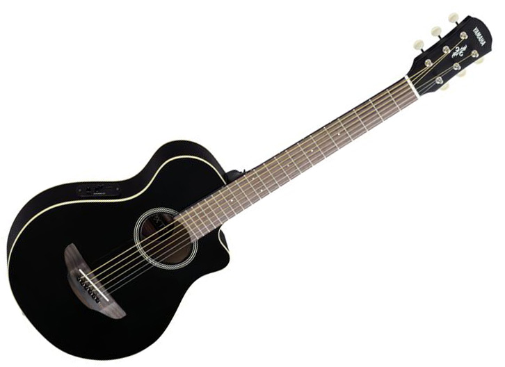 Yamaha APXT2 3/4 Cutaway Acoustic-Electric Guitar w/Gigbag - Black
