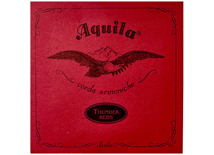 Aquila Thundergut Bass String Set - Red