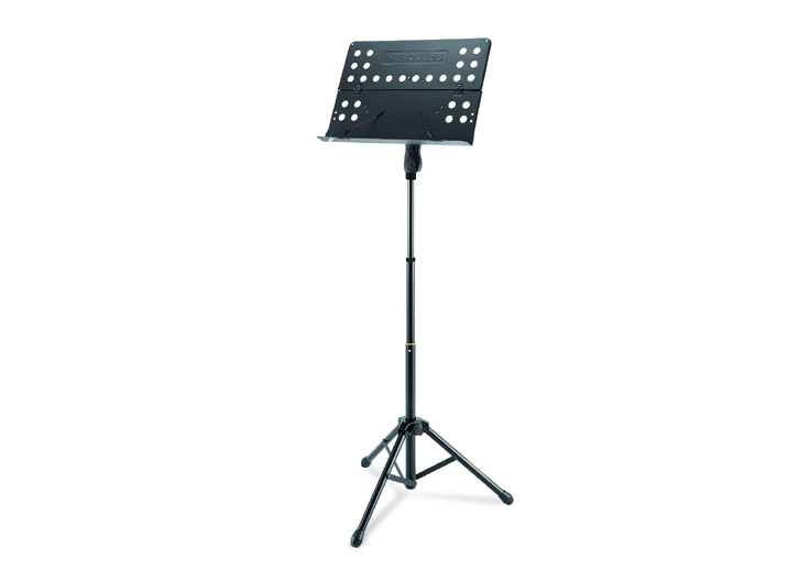 Hercules BS418B Perforated Music Stand with EZ Grip Height Adjustment