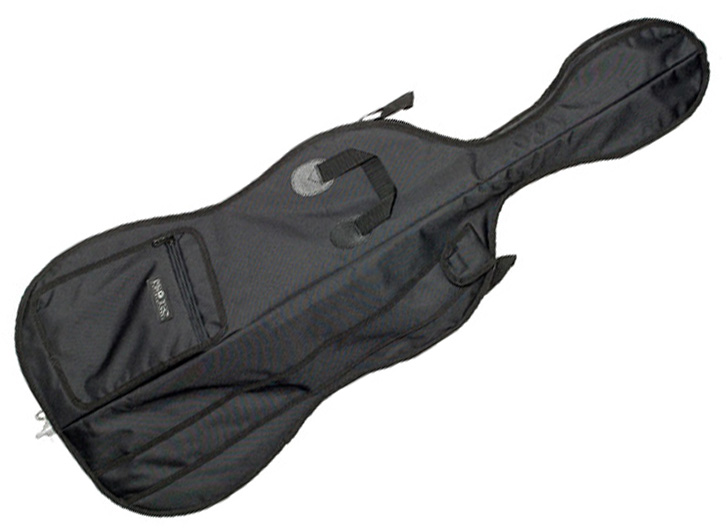 ProTec C310E Silver Series 4/4 Cello Bag - Black